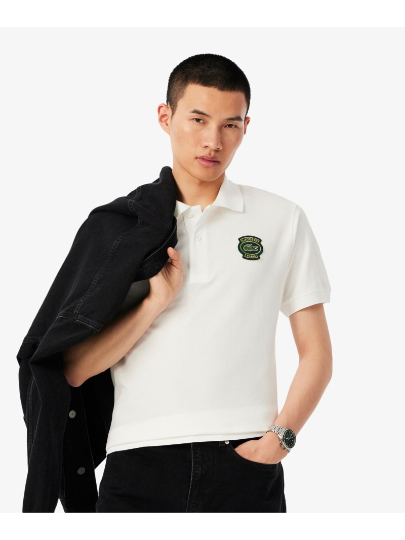 【SALE／30%OFF】LACOSTE 【EC only】ラコステパリワッペンポロシャツ ラコステ トップス ポロシャツ ホワイト【RBA_E】【送料無料】