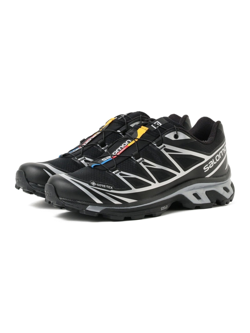 BEAMS BEAMS|SALOMON / XT-6 GORE-TEX(R)|メンズ シューズ スニーカー|ゴアテックス 防水 防滑|トレイルランニングシューズ|メッシュ構造 安定感 衝撃吸収|アウトドア タウンユース ビームス メン シューズ・靴 スニーカー ブラック【送料無料】| Fashion Men