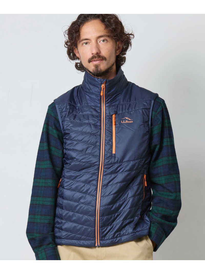 L.L.Bean プリマロフト・パッカウェイ・ベスト 米国フィット・レギュラー エルエルビーン ジャケット・アウター ダウンジャケット・ダウンベスト ネイビー ブラック グリーン【送料無料】