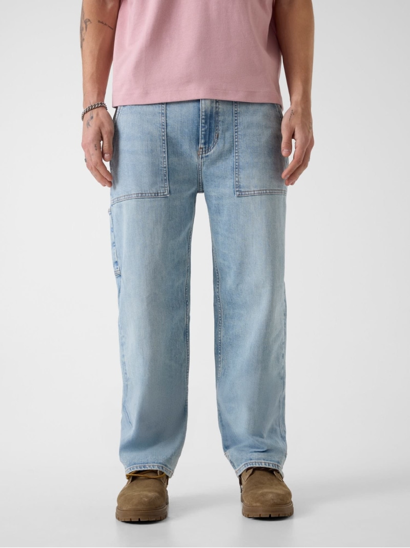 【SALE／10%OFF】GUESS JEANS GUESS JEANS/(M)G19 Carpenter Pant ジーンズズボン下 カーペンターパンツ ゲス ズボン下 デニム・ジーンズズボン下 青碧【RBA_E】【貨物輸送無料】