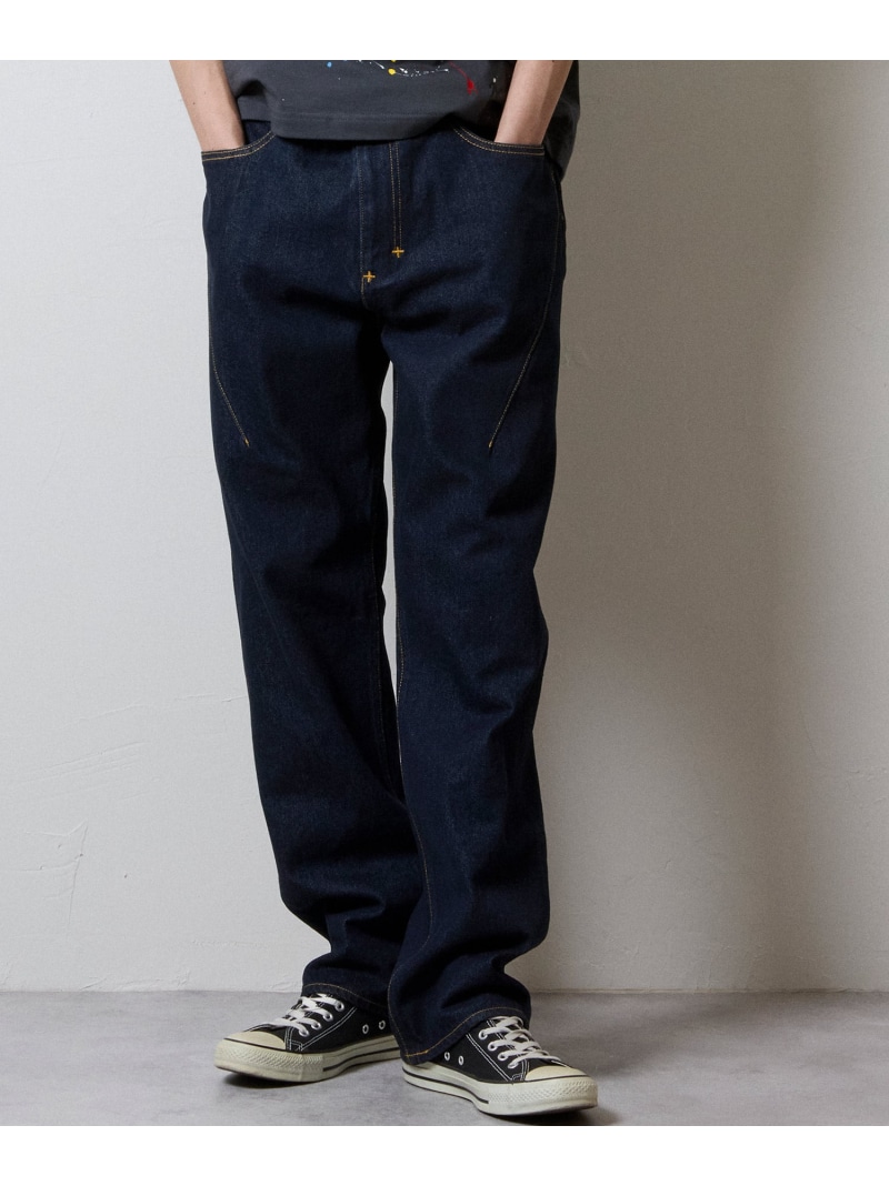 NUMBER (N)INE STRAIGHT DENIM JEANS ONE WASH ナンバーナイン パンツ ジーンズ・デニムパンツ ネイビー ブラック【送料無料】 18,700円