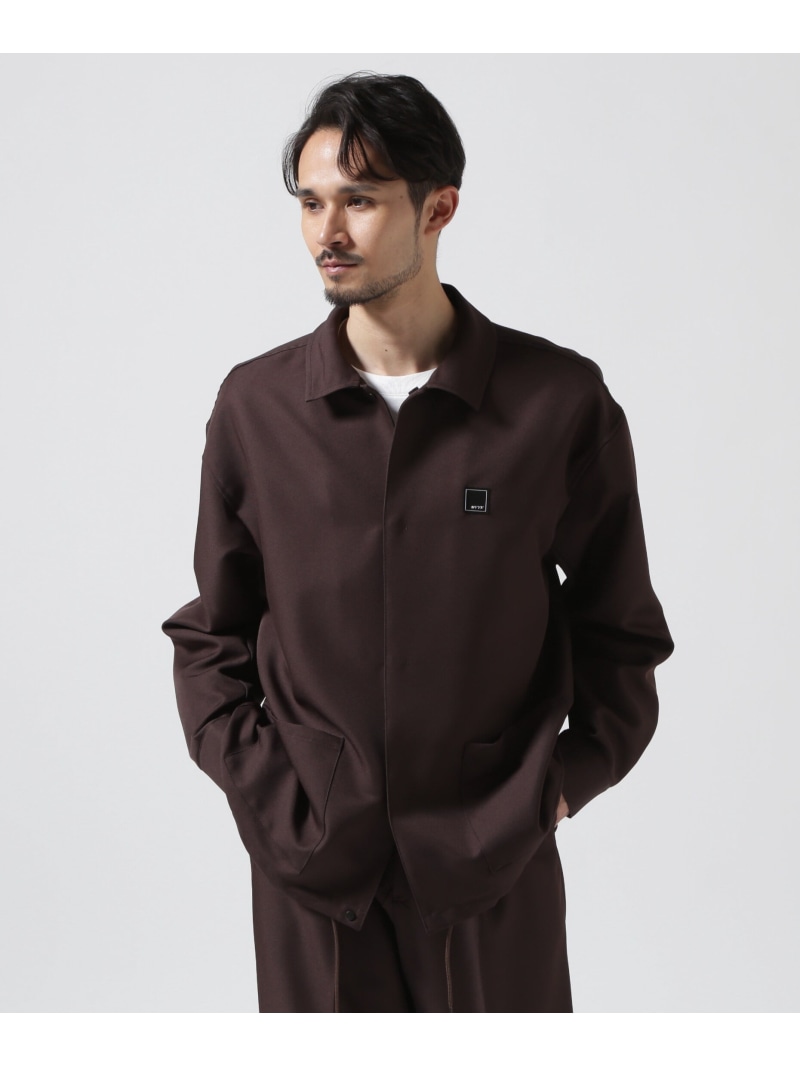 【SALE／50%OFF】B'2nd ON THE TURF(オン ザ ターフ)coach shirt jacket ビーセカンド トップス シャツ・ブラウス グレー ブラウン ブラック【RBA_E】【送料無料】 11,138円