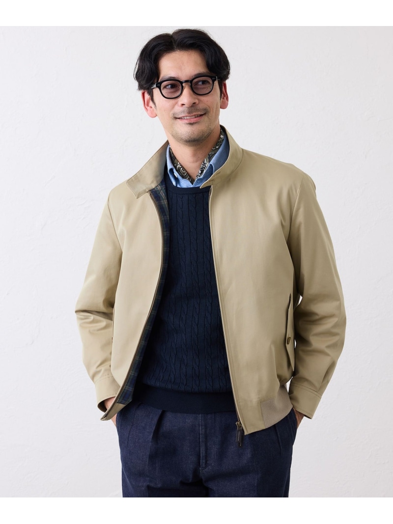 S.ESSENTIALS コットンドライビングブルゾン エス エッセンシャルズ ジャケット・アウター ブルゾン・ジャンパー ネイビー ベージュ【送料無料】