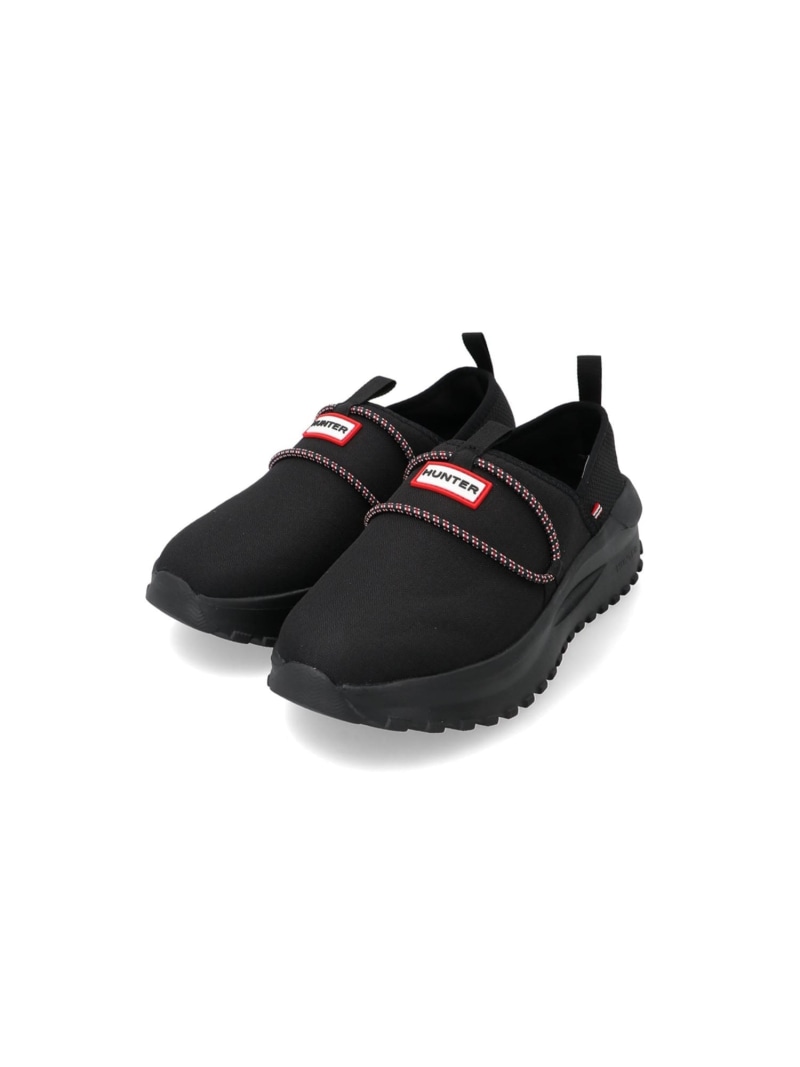 【SALE/40%OFF】HUNTER (U)ユニセックス イン/アウト フロー リップストップ スリッポン ハンター シューズ・靴 スリッポン ブラック ホワイト【RBA_E】【送料無料】| Fashion Men