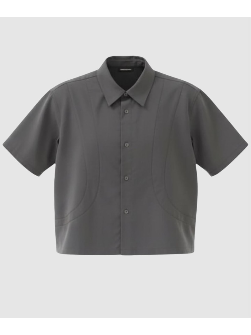 JOINT WORKS NOCTO ARCHIVE/ノクト アーカイブ Technical S/S Shirt 合わせ目ワークス トップス プルオーバー・トップ 黒いこと 薄墨色【貨物輸送無料】