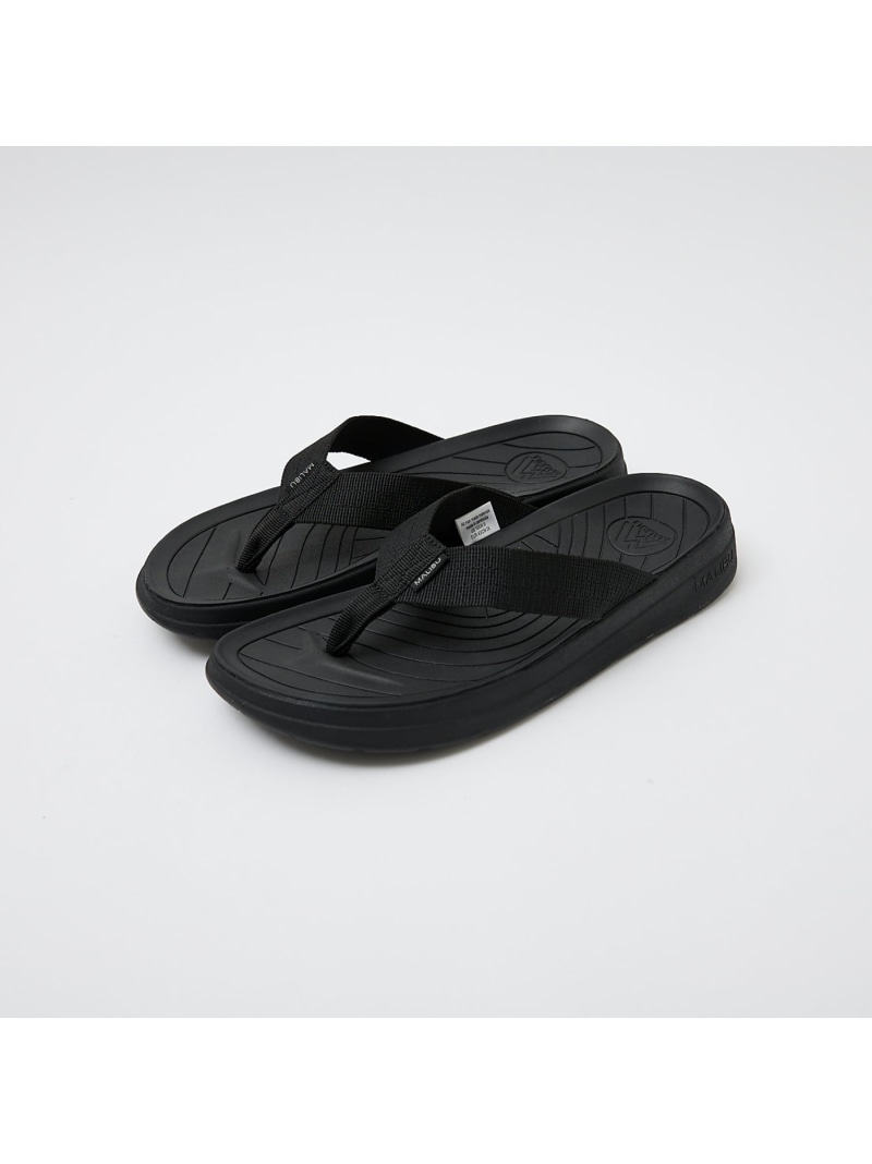 靴 MALIBU SANDALS SURFRIDER BLACK Malibu Sandals Surfrider Thongs - Black | UP THERE