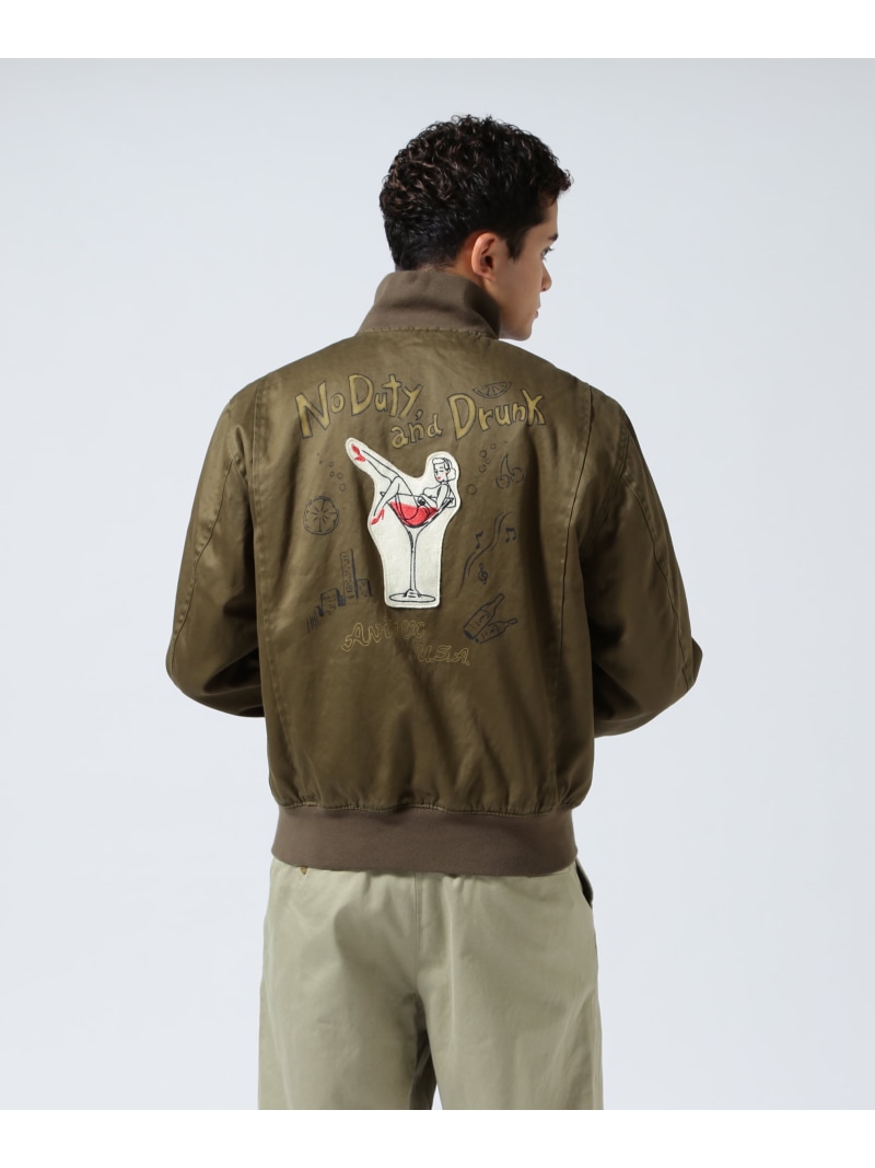 【SALE／30%OFF】AVIREX LIGHT TANKERS JACKET アヴィレックス ジャケット・アウター ブルゾン・ジャンパー カーキグリーン グリーン【RBA_E】【送料無料】