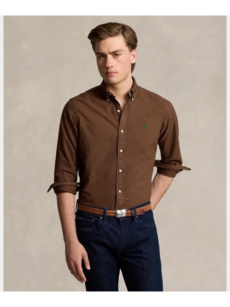 POLO RALPH LAUREN クラシック フィット オックスフォード シャツ ラルフローレン トップス シャツ・ブラウス ブラウン【送料無料】 18,469円