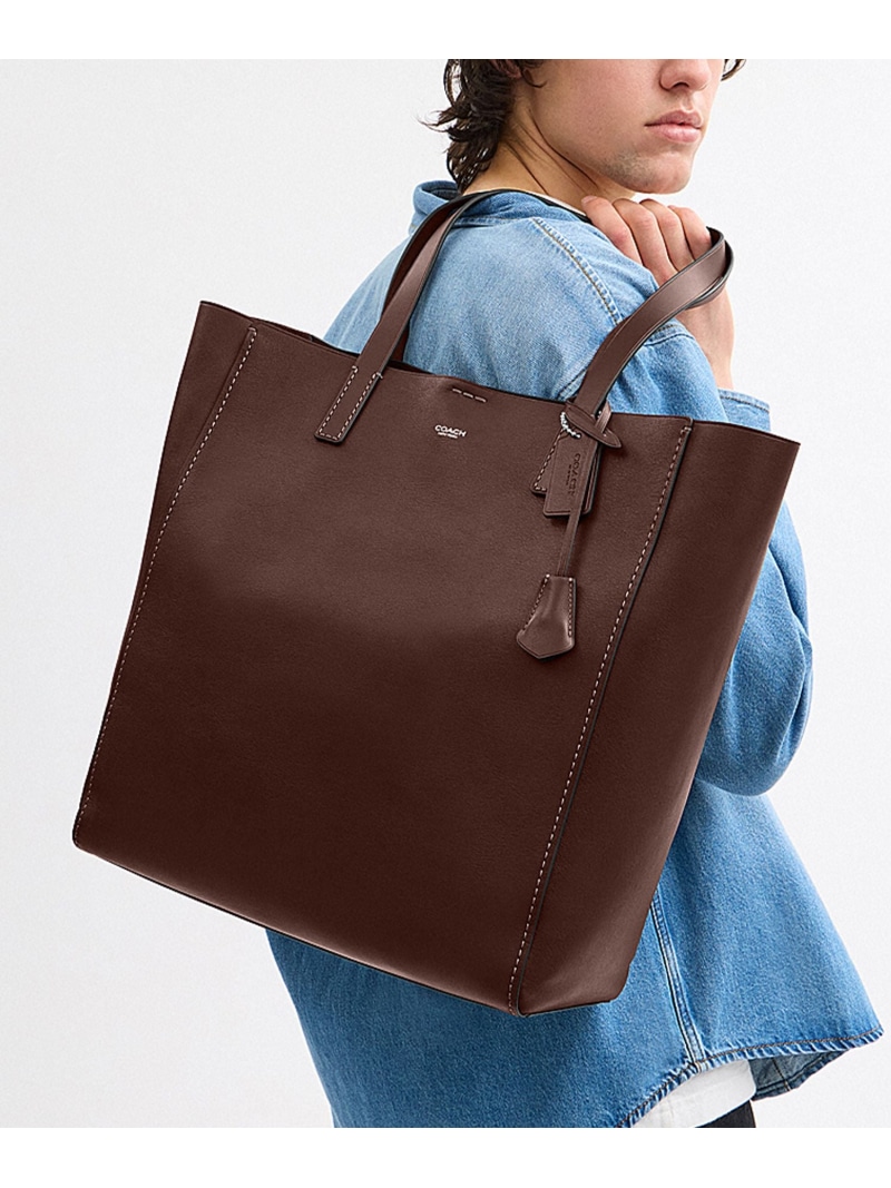 COACH 【堅苦しさ】ブロードウェイ トート 御徒面子 コーチ職 御徒面子 トートバッグ 赤銅色【貨物輸送無料】