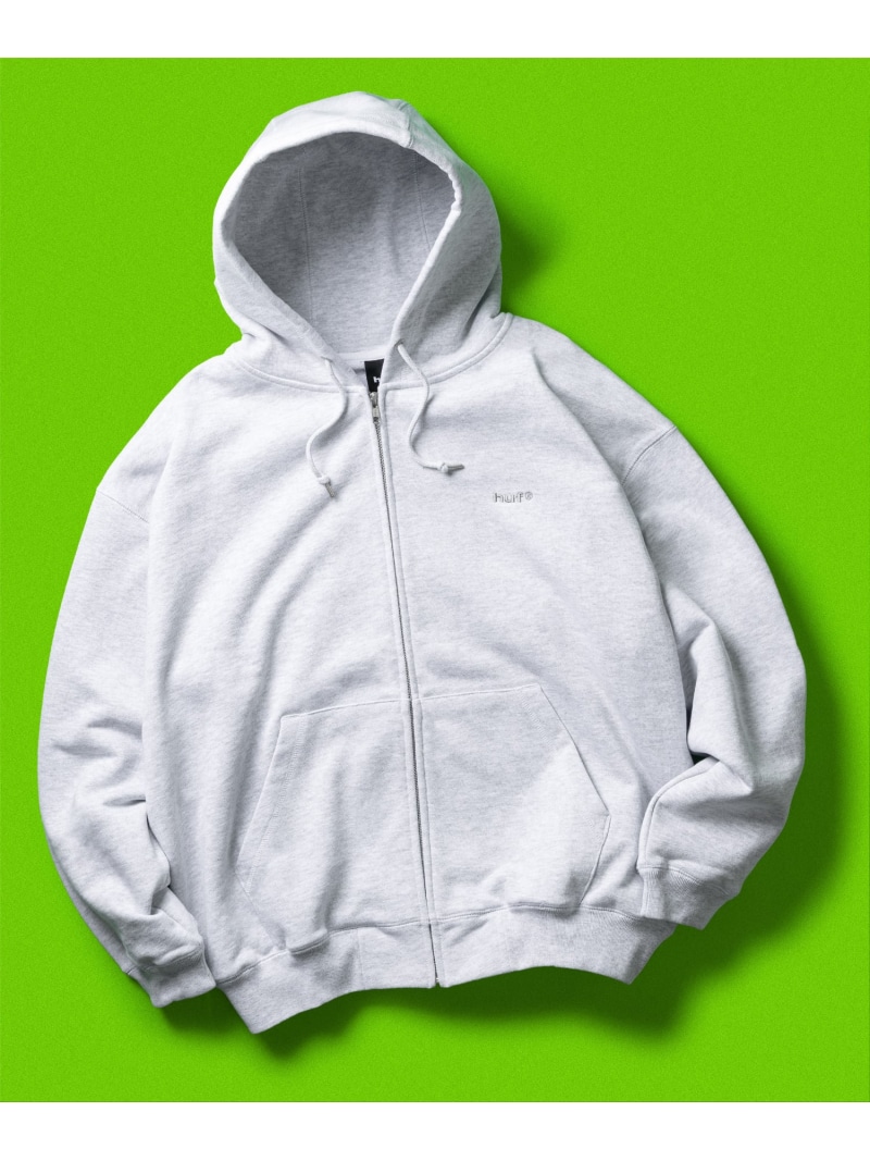 HUF HUF eightynine FULL ZIP HOODIE / HUF ハフ ジップパーカー ハフ トップス パーカー・フーディー グレー ブラック ブルー【送料無料】| Fashion Men