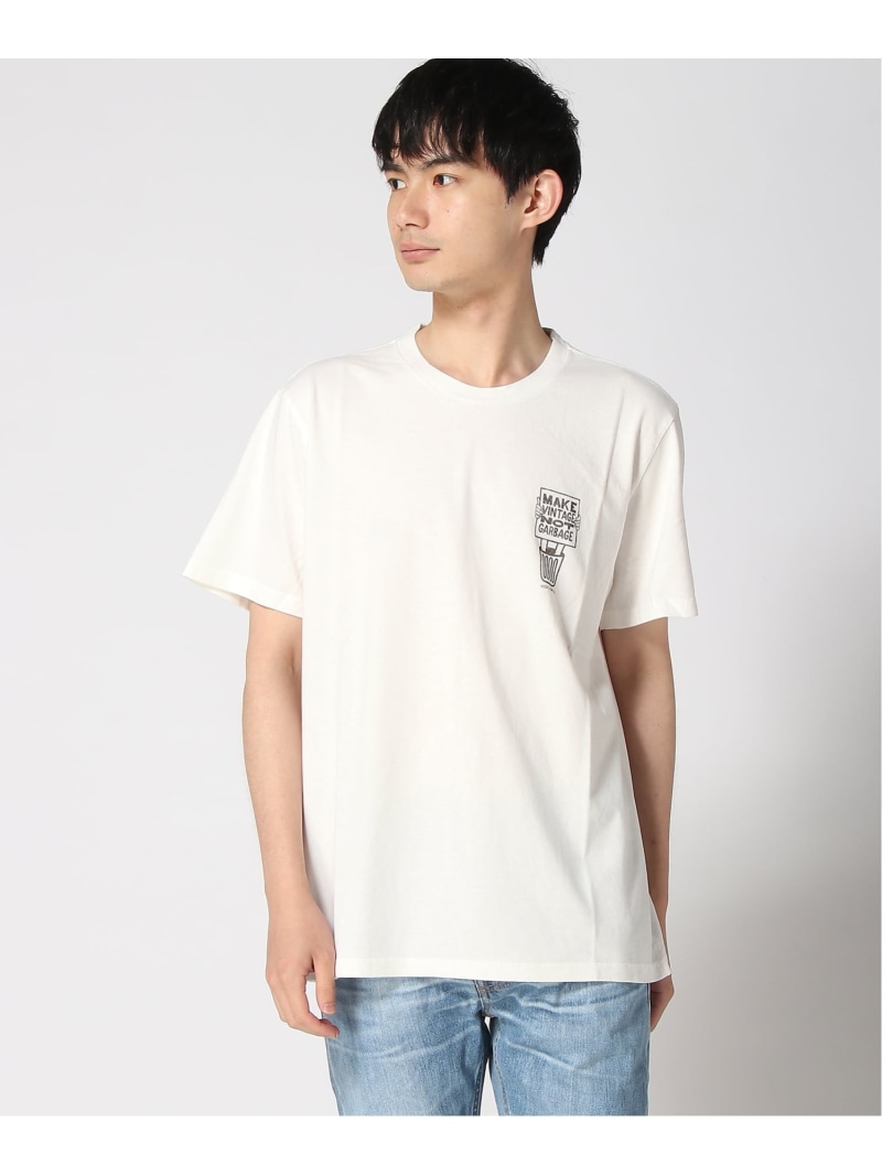 Nudie Jeans (M)Nudie Jeans/131978Roy 主人公世界的 証券業界 プレイス トップス カットソー・プルオーバー 白いこと【貨物輸送無料】