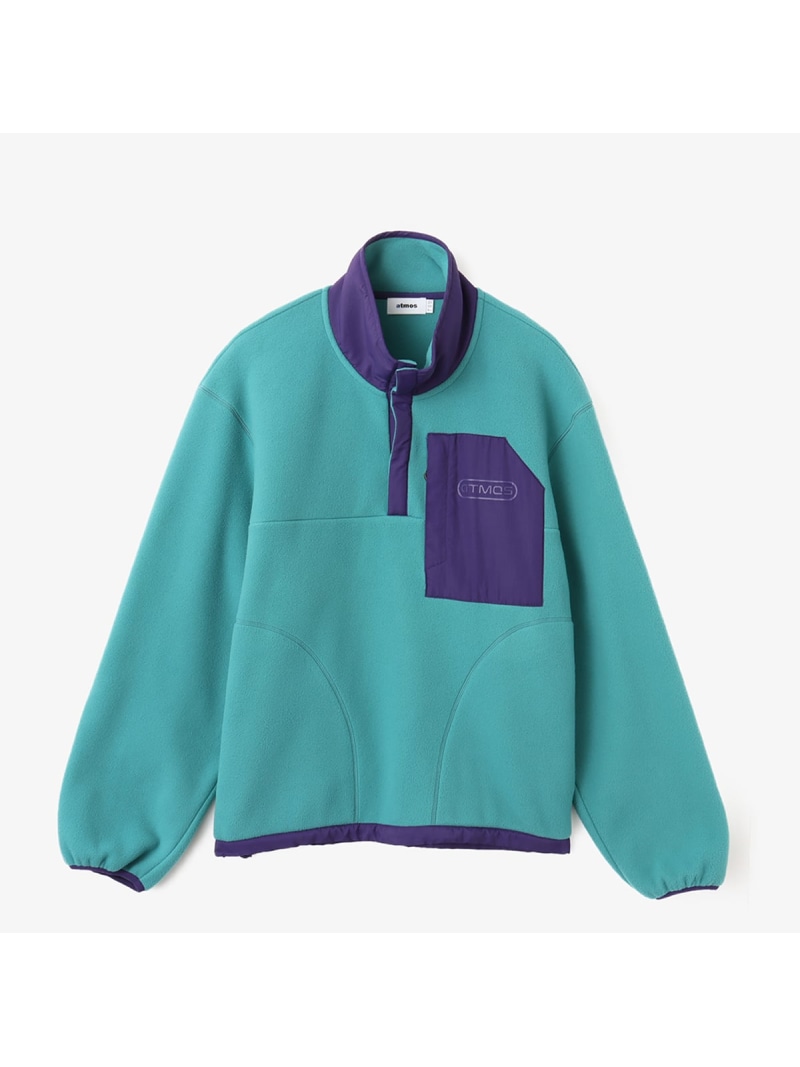 atmos atmos Recycled Heavy Weight Fleece Tops BLUE アトモス トップス スウェット・トレーナー 青碧【貨物輸送無料】