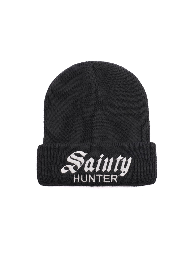 ROYAL FLASH SAINT MICHAEL/セントマイケル/BH_KNIT CAP/SAINTY HUNTER/BLACK ロイヤルフラッシュ 帽子 その他の帽子 ブラック【送料無料】