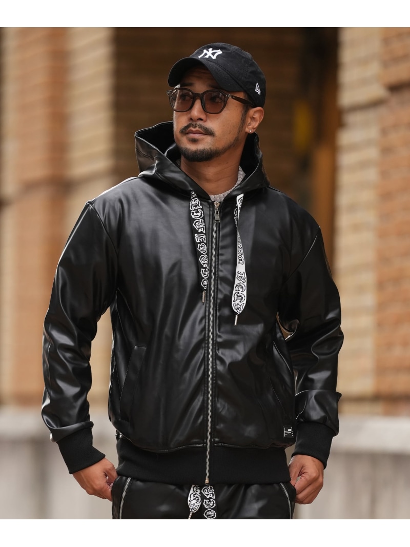 Retro Engine RTEG O.E Matte Zip Hoodie アダムスジャグラー トップス パーカー・フーディー ブラック【送料無料】