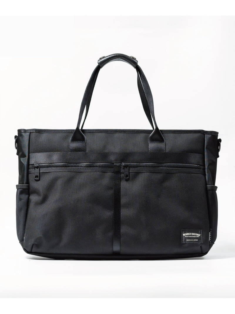 WONDER BAGGAGE アクティベートトート 軽さ トートバッグ コーデュラバリスティック ワンダーバゲージ 御徒面子 トートバッグ 黒いこと【貨物輸送無料】