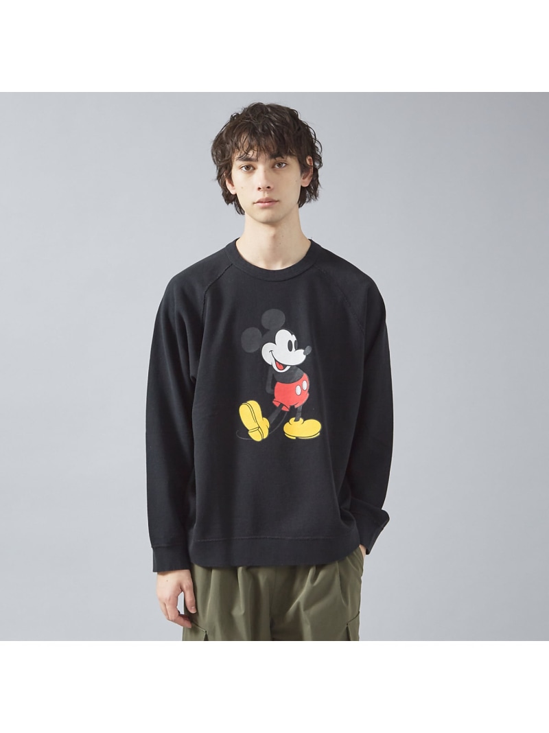 【SALE／20%OFF】ABAHOUSE LASTWORD 【PENNYS / ペニーズ】PENNEY'S * MICKEY MOUSE/ぺ アバハウス トップス カットソー・Tシャツ ブラック ホワイト【RBA_E】【送料無料】｜ Fashion Men