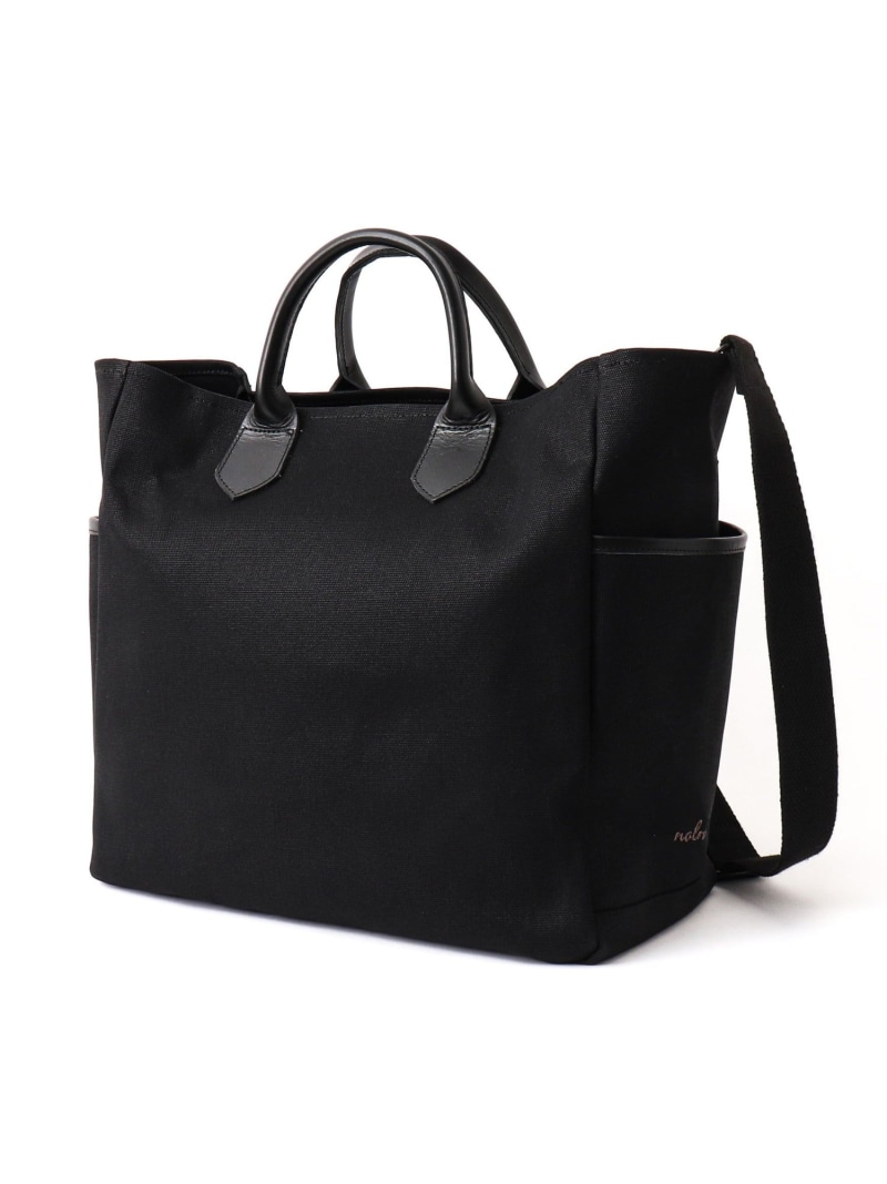 NOLLEY'S goodman 【nolnol/ノルノル】2WAYキャンバストートバッグ ノーリーズ バッグ トートバッグ ブラック【先行予約】*【送料無料】| Fashion Men