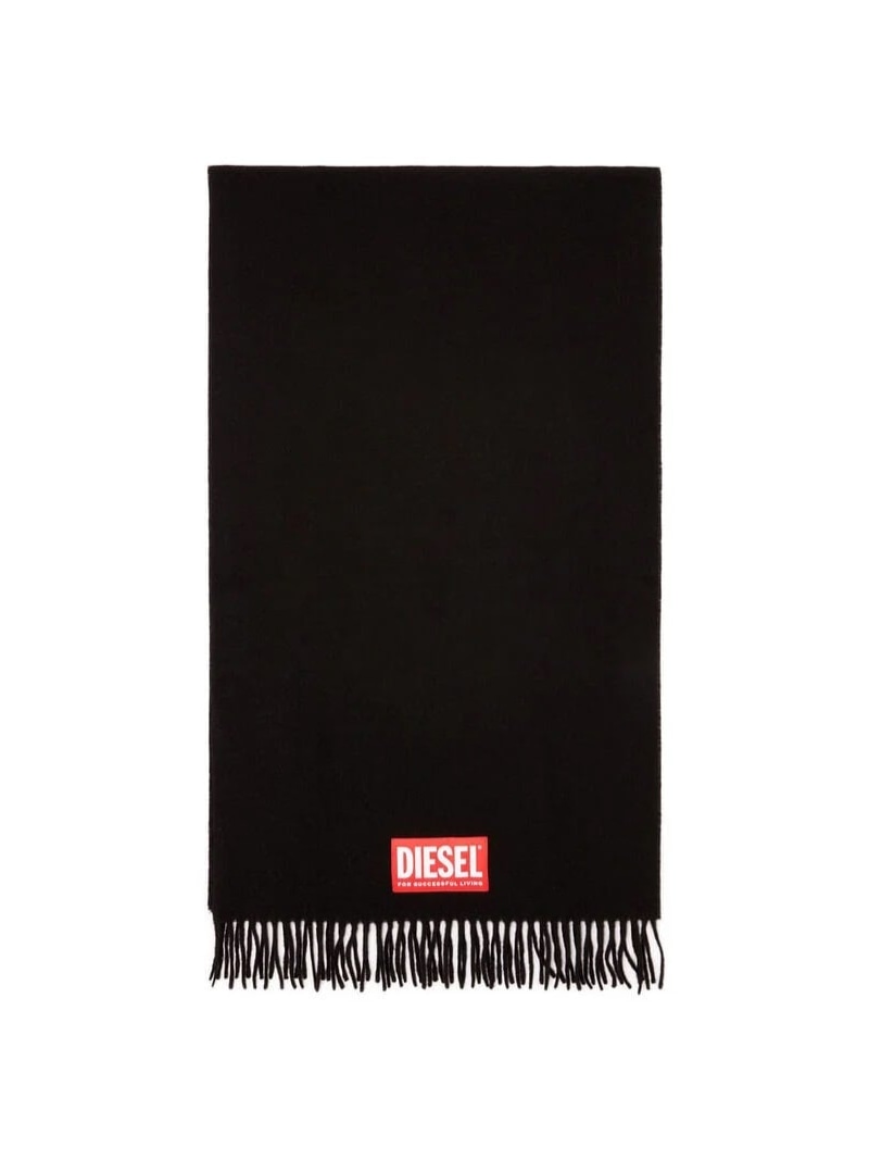 ディーゼル DIESEL ストール 漆黒 新品未使用品 オールシーズンいけます ディーゼル DIESEL ストール 漆黒 新品未使用品 オールシーズン
