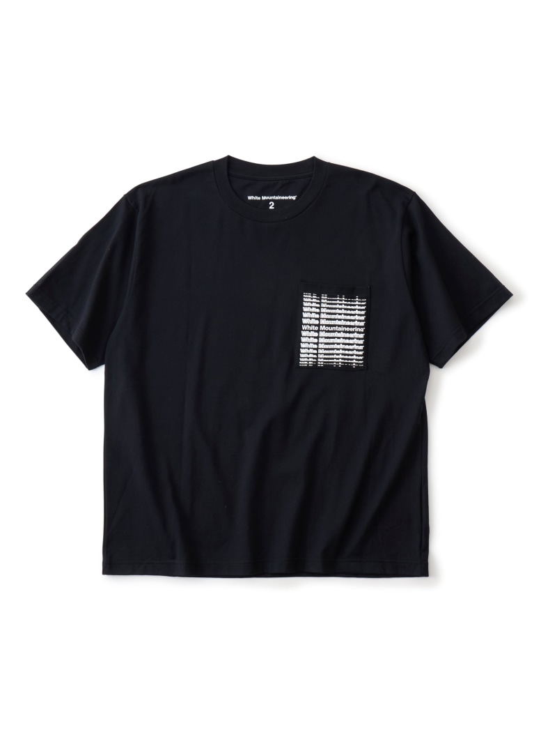 【SALE／40%OFF】White Mountaineering White Mountaineering/(M)MULTI LOGO POCKET T-SHIRT ホワイトマウンテニアリング トップス カットソー・Tシャツ ホワイト ブラック【RBA_E】【送料無料】