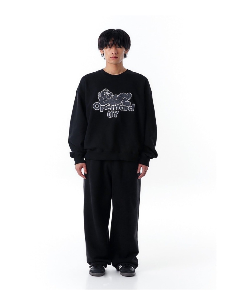 【SALE／20%OFF】OY 【OY】BLACK PATCH ODOLLY MTM ネバーマインドザエックスユー／チカシツプラス トップス スウェット・トレーナー ブラック グレー ホワイト【RBA_E】【送料無料】