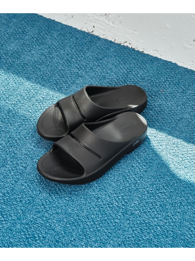 UNITED ARROWS green label relaxing ＜OOFOS＞OOAHH サンダル ユナイテッドアローズ グリーンレーベルリラクシング シューズ・靴 サンダル 赤いこと 薄墨色 黒いこと【貨物輸送無料】