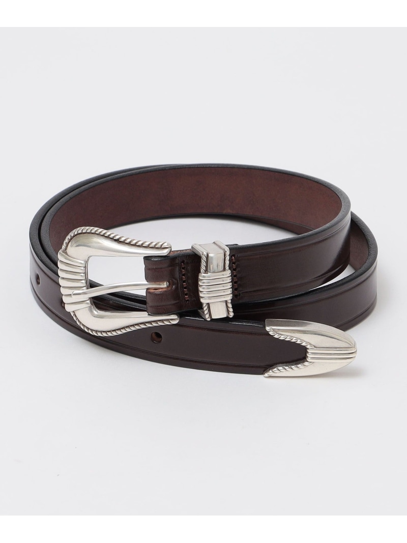 SHIPS MEN TORY LEATHER: 3PIECE SILVER BUCKLE シップス ファッション雑貨 ベルト ブラック ブラウン【送料無料】