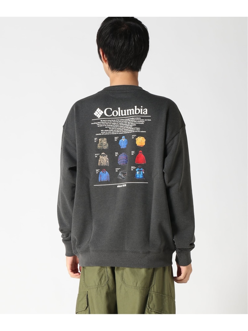 【SALE／20%OFF】Columbia Columbia/(M)ThunderMount Crew スウェット スラッシャー　バイ　リフルページ トップス スウェット・トレーナー グリーン ブラック【RBA_E】【送料無料】