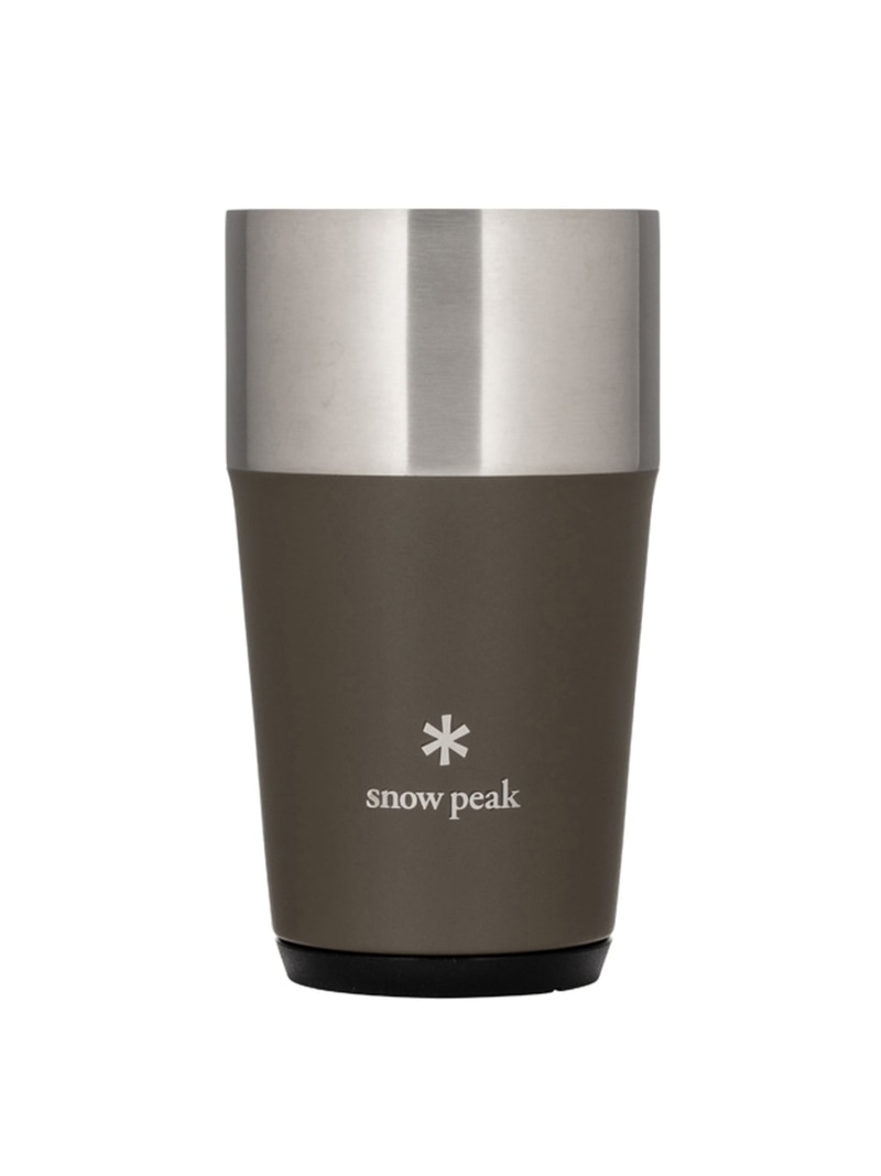 Snow Peak サーモタンブラー470 スノーピーク 食器・調理器具・キッチン用品 グラス・マグカップ・タンブラー ブラック シルバー【送料無料】