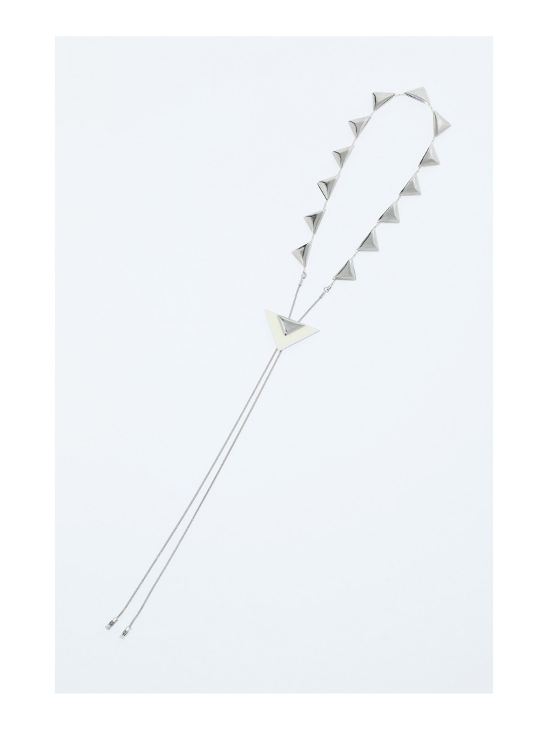 TOGA TOO Triangle loop tie トーガ アクセサリー・腕時計 ネックレス シルバー【送料無料】| Fashion Men