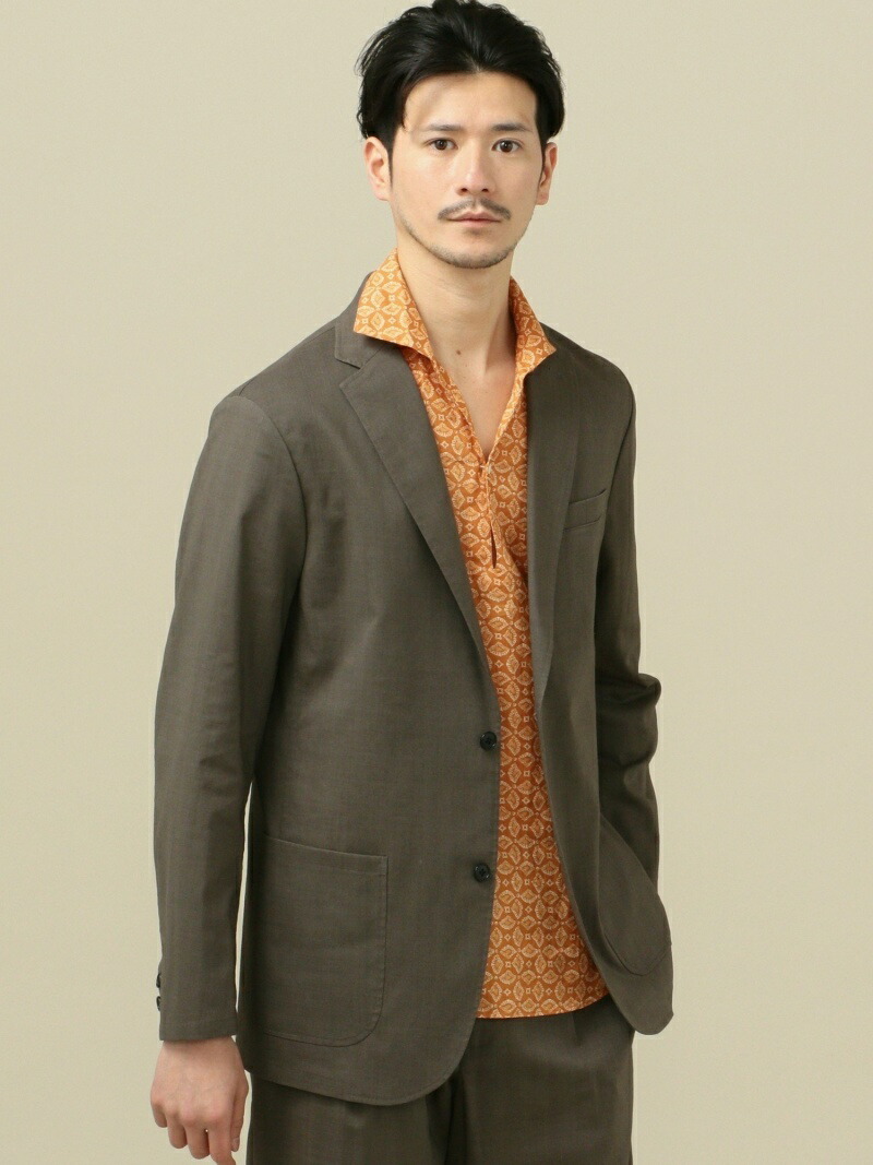 値下げ Sale 50 Off Ships ネイビー Rba E 送料無料 グリーン テーラードジャケット コート ジャケット シップス Sc Colusラミーセットアップ対応2ボタンジャケット Ay7655 Www Blogille De