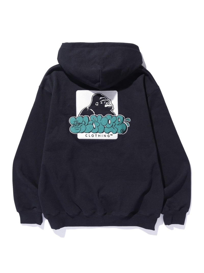 XLARGE GRAFFITI OG HOODED SWEATSHIRT エクストララージ トップス スウェット・トレーナー 米国海軍 黒いこと 薄墨色【貨物輸送無料】