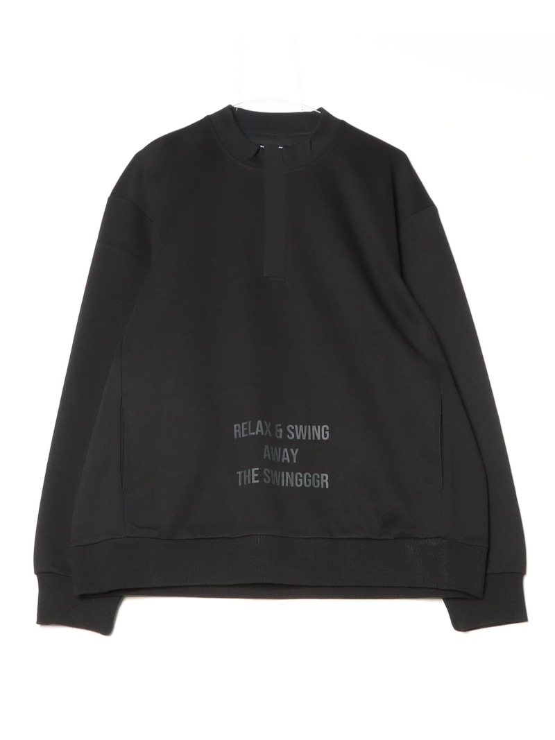 ROYAL FLASH THE SWINGGGR/ザ スウィンガー/HALF ZIP SWEAT PO ロイヤルフラッシュ トップス カットソー・Tシャツ ブラック ホワイト【送料無料】 14,850円