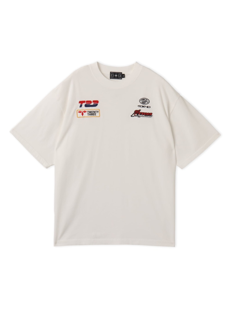 TOKYO 23 TOKYO 23 Vintage Racing Print T-shirt WHITE アトモス トップス カットソー・Tシャツ ホワイト【送料無料】｜ Fashion Men