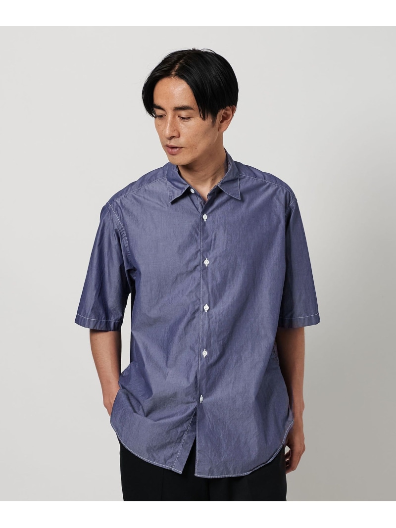 【SALE／50%OFF】BEAUTY&YOUTH UNITED ARROWS 100/2 シャンブレー レギュラー グランデ シャツ ユナイテッドアローズ アウトレット トップス シャツ・ブラウス ブラック ネイビー【RBA_E】【送料無料】