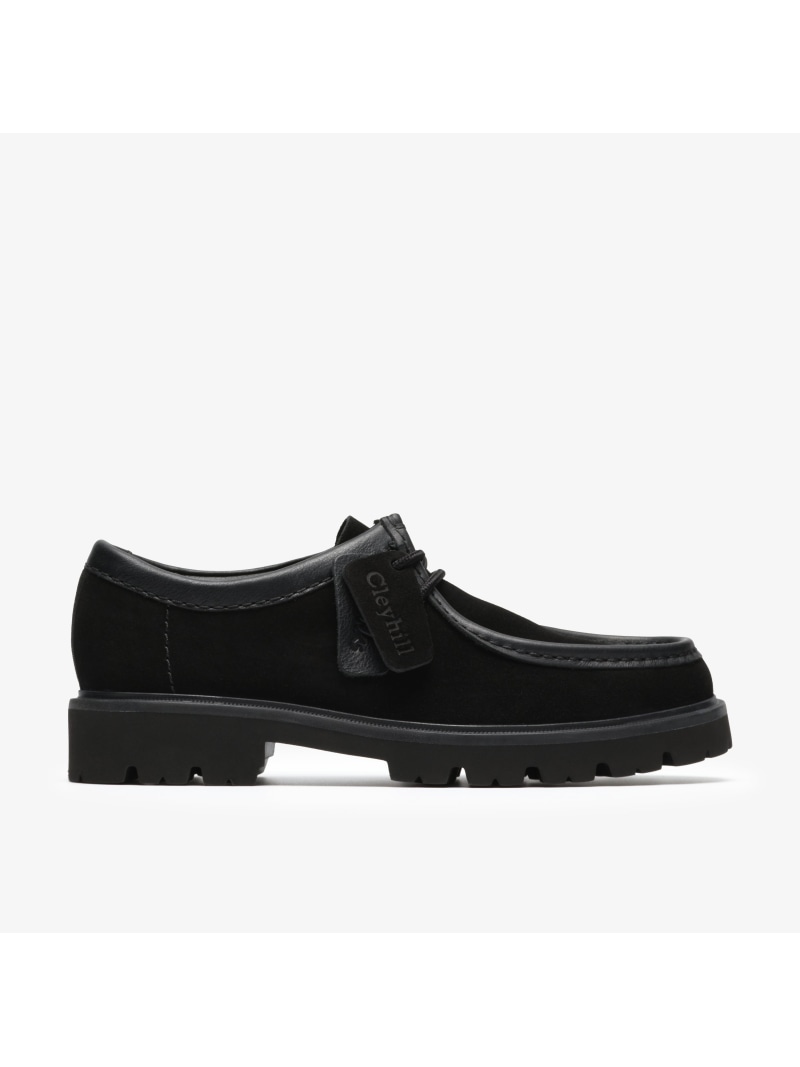Clarks Cleyhill Seam クラークス シューズ・靴 モカシン・デッキシューズ 黒いこと【貨物輸送無料】