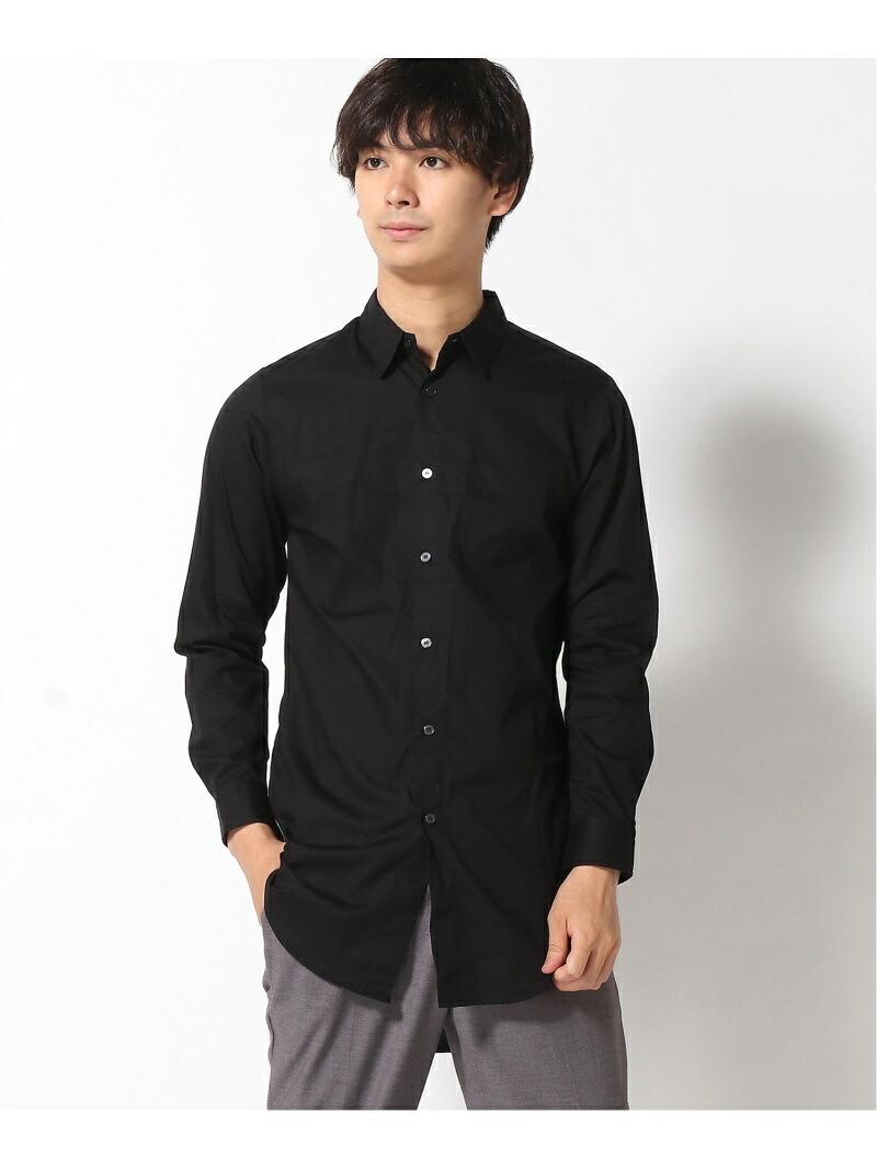 【SALE／9%OFF】GGD GGD/(M)ファスナービッグシャツ エイチヴィシー トップス プルオーバー・トップ 黒いこと 白いこと【RBA_E】【貨物輸送無料】