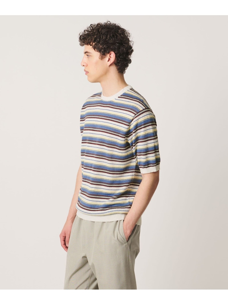 UNITED ARROWS ＜SOVEREIGN＞リネン マルチ間借り人 編み物プルオーバー ユナイテッドアローズ トップス カットソー・プルオーバー【貨物輸送無料】