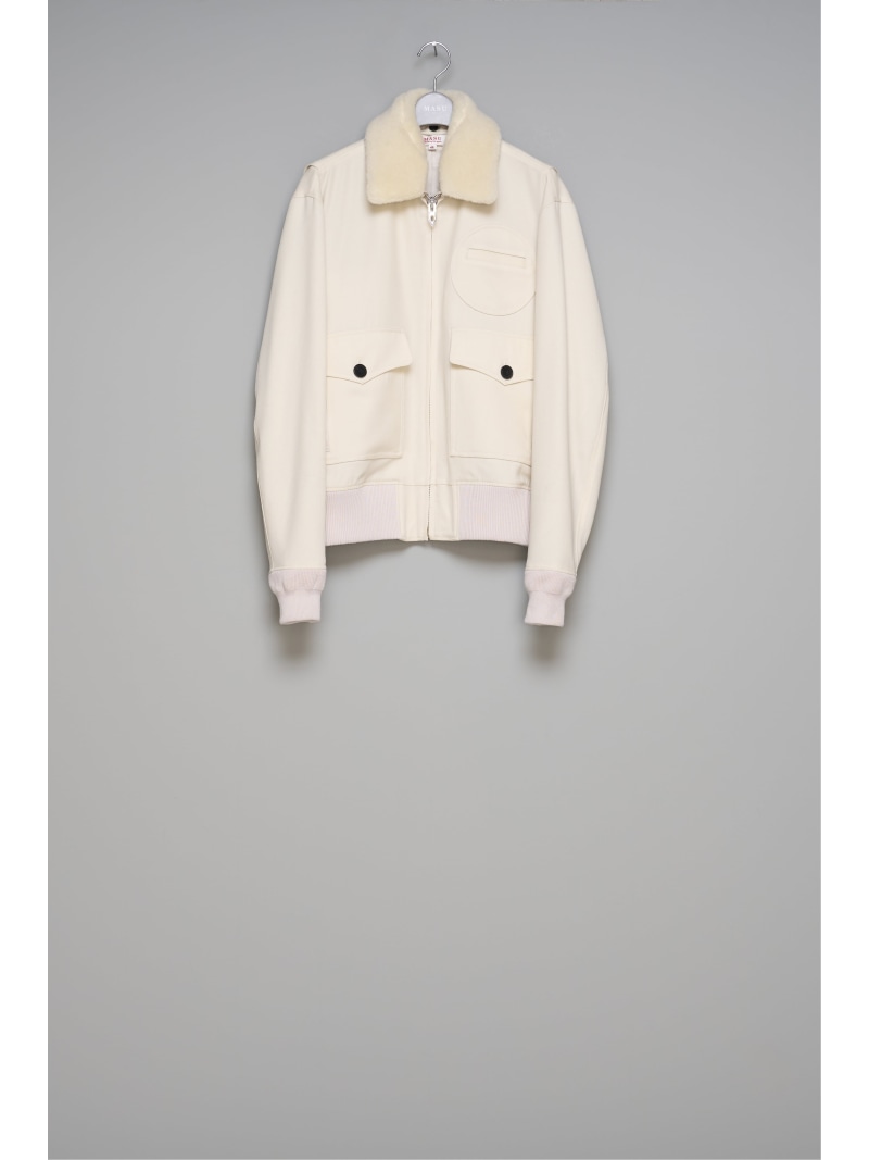 【SALE/30%OFF】MASU SWEET PILOT FLIGHT JACKET エムエーエスユー ジャケット・アウター ブルゾン・ジャンパー ホワイト【RBA_E】【送料無料】| Fashion Men