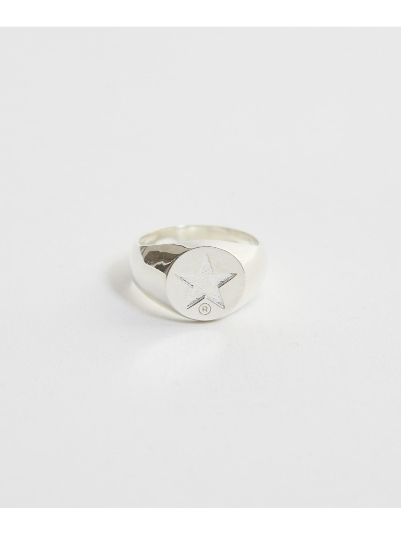 CONVERSE TOKYO 【SILVER925】ROUND STAR★ SIGNET RING コンバーストウキョウ アクセサリー・腕時計 リング・指輪 シルバー【送料無料】| Fashion Men