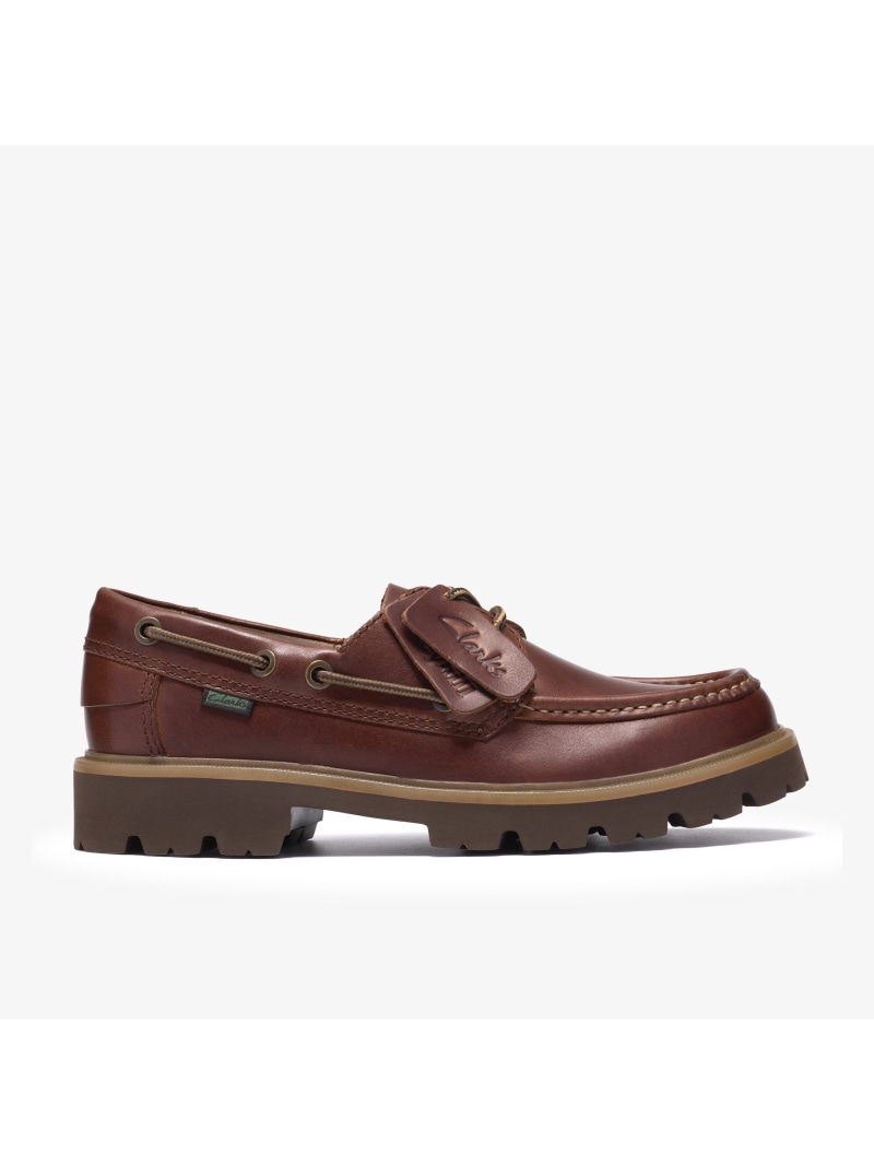 Clarks Cleyhill Boat クラークス シューズ・靴 ローファー ブラウン【送料無料】