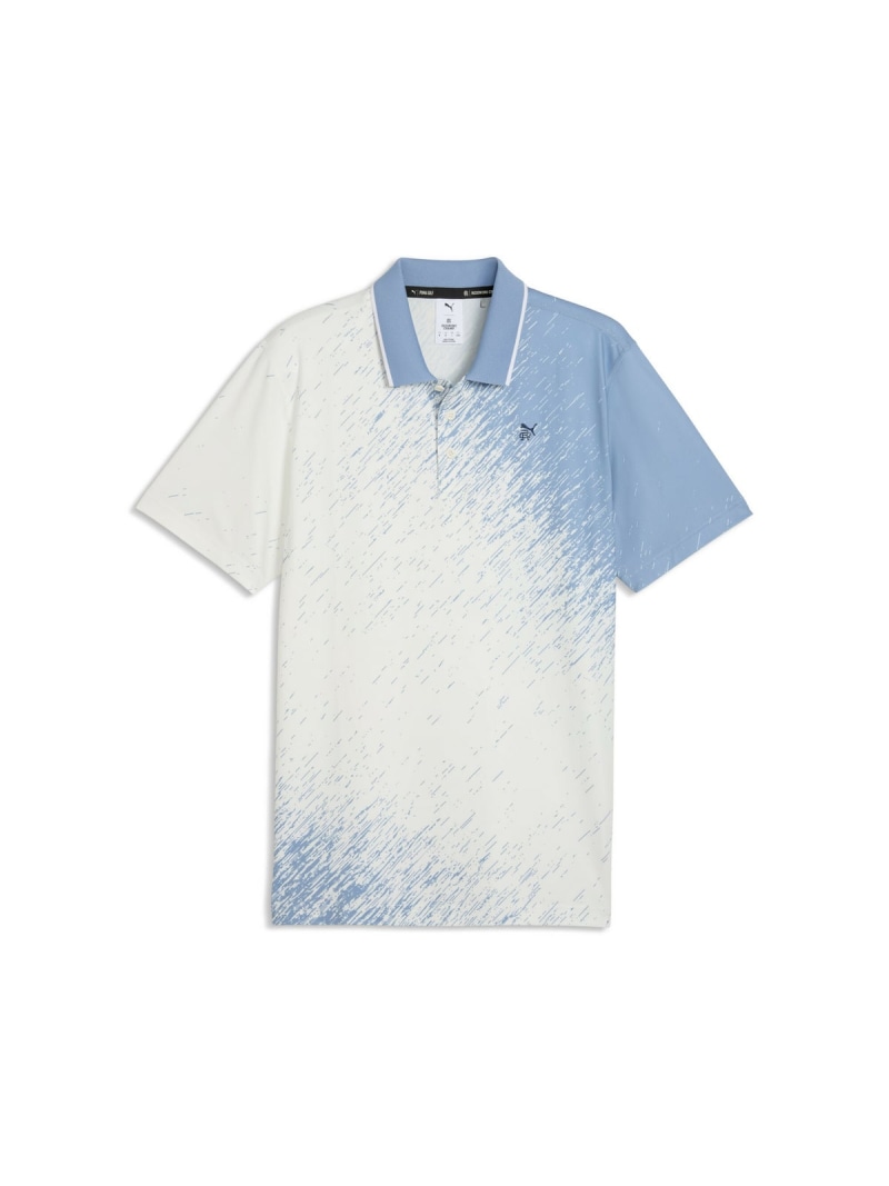 PUMA メンズ ゴルフPUMA x Reigning Champ 半袖 スポーツシャツ PUMA X RC Polo ピューマ トップス スポーツシャツ 白いこと【貨物輸送無料】