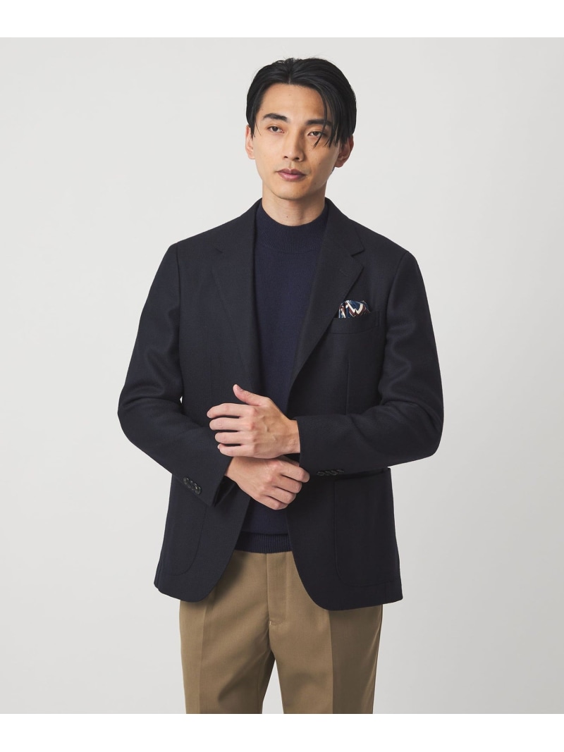 【SALE／40%OFF】UNITED ARROWS green label relaxing GLR CLOTH ミルドカルゼ 2B RG 上衣 ユナイテッドアローズ 逃げ口 ジャケット・アウター テーラードジャケット・ブレザー 米国海軍 薄墨色【RBA_E】【貨物輸送無料】