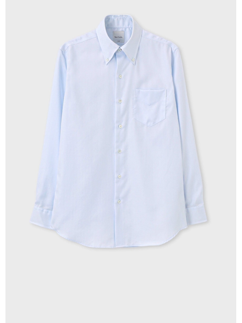 Paul Smith クラシックヘリンボーン ボタンダウン ドレスシャツ ポール・スミス スーツ・フォーマル Yシャツ・カッターシャツ パープル【送料無料】