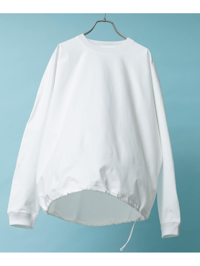 【SALE／10%OFF】URBAN RESEARCH DOORS 『吸水速乾/接触冷感/イージーケア』クイックドライ ドロストロングスリーブTシャツ アーバンリサーチドアーズ トップス カットソー・Tシャツ グレー ホワイト ブルー【RBA_E】【送料無料】