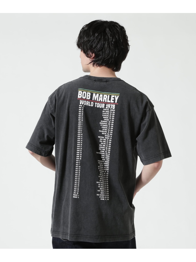 ROYAL FLASH U/MUSIC(ユーミュージック)/B.Marley One Love/SS Tee ロイヤルフラッシュ トップス カットソー・Tシャツ ブラック【送料無料】