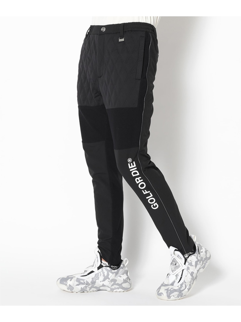 MARK & LONA Synapce Quilted Hybrid Tapered Pants | MEN マークアンドロナ パンツ その他のパンツ ブラック ホワイト【送料無料】| Fashion Men