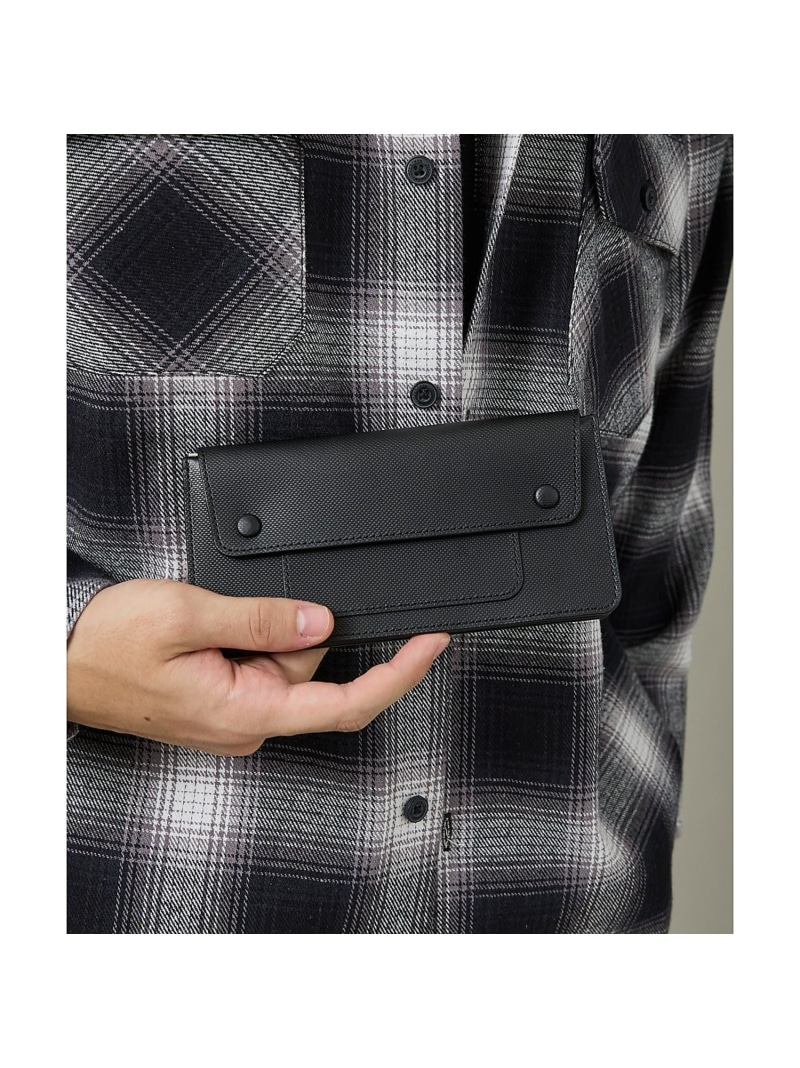 ABAHOUSE LASTWORD 【Creed/クリード】LEATHER LONG WALLET / レザー長財布 アバハウス ファッション雑貨 その他のファッション雑貨 ホワイト ブラック【送料無料】| Fashion Men