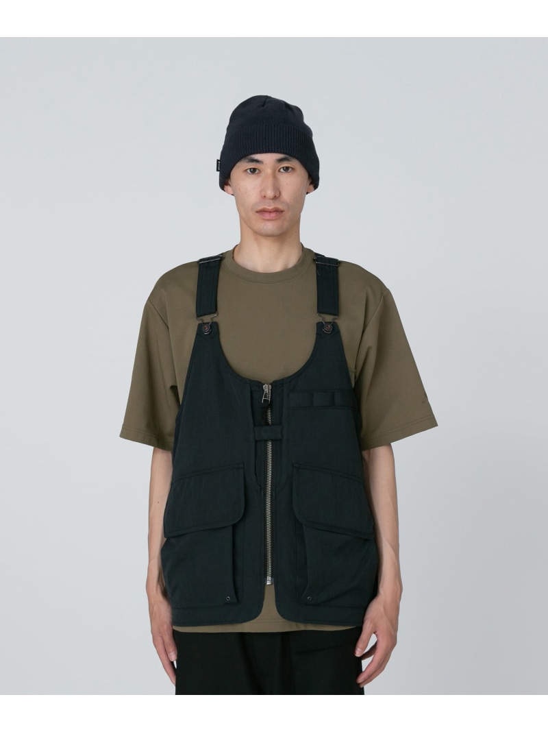Snow Peak TAKIBI Weather Cloth Vest スノーピーク トップス ベスト・ジレ グリーン ブラック【送料無料】 27,885円