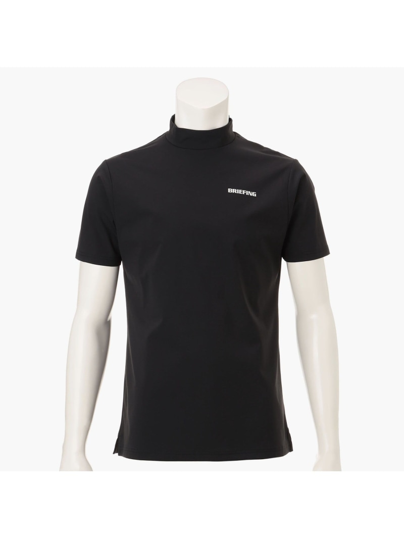 【SALE／20%OFF】BRIEFING GOLF MEN\u0027S BACK LOGO LINE HIGHNECK ブリーフィング トップス カットソー・プルオーバー 黒いこと【RBA_E】【貨物輸送無料】