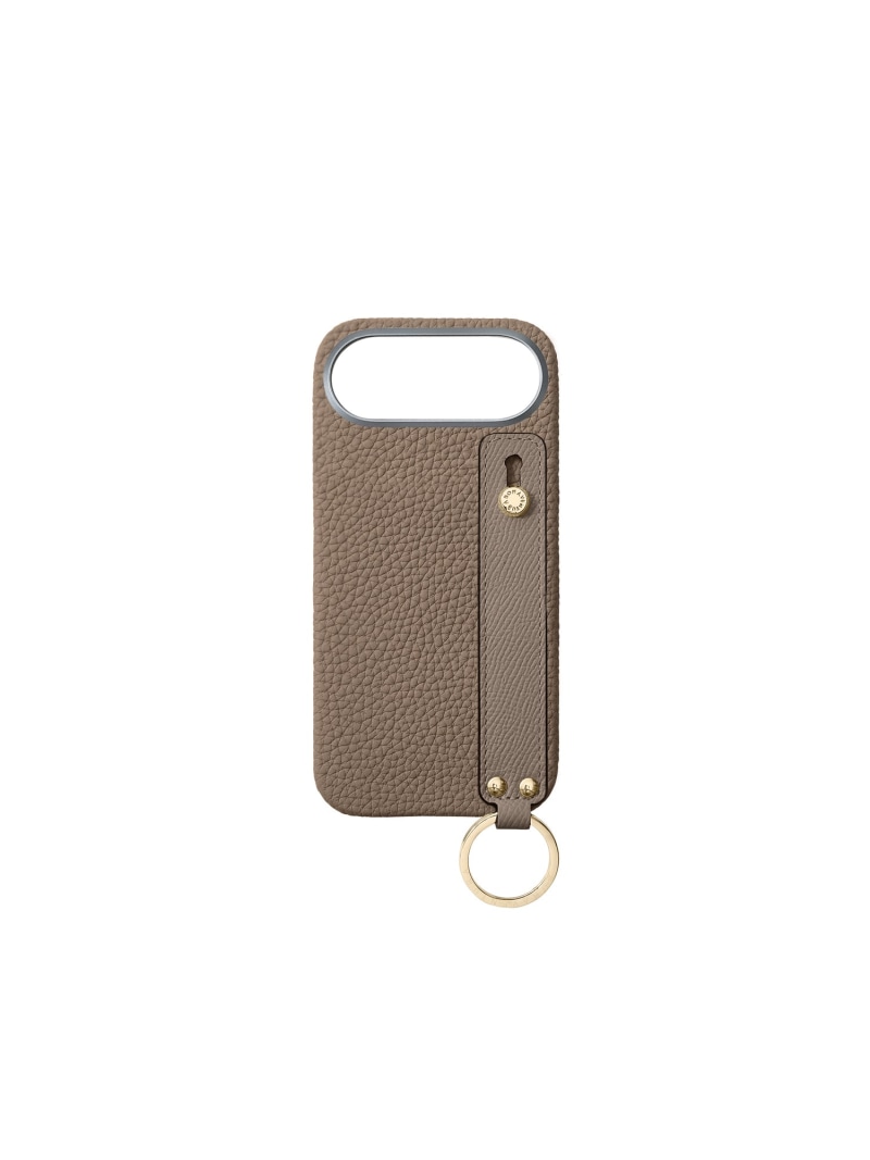 BONAVENTURA (iPhone Air)ハンドル付き バックカバーケース シュリンクレザー ボナベンチュラ スマホグッズ・オーディオ機器 スマホ・タブレット・PCケース/カバー イエロー ピンク ブラック【送料無料】